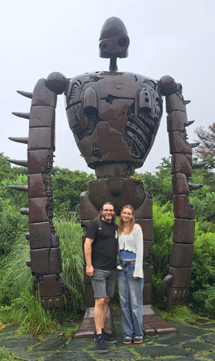 Gibli Museum mit Tochter